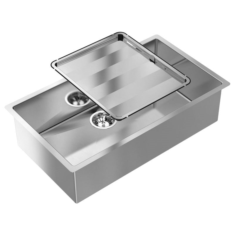 Abey Piazza Single Bowl Sink - Stainless Steel