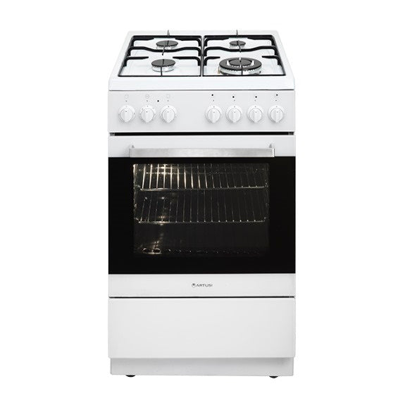 Artusi 54cm Freestanding 4 Burner Gas Cooker