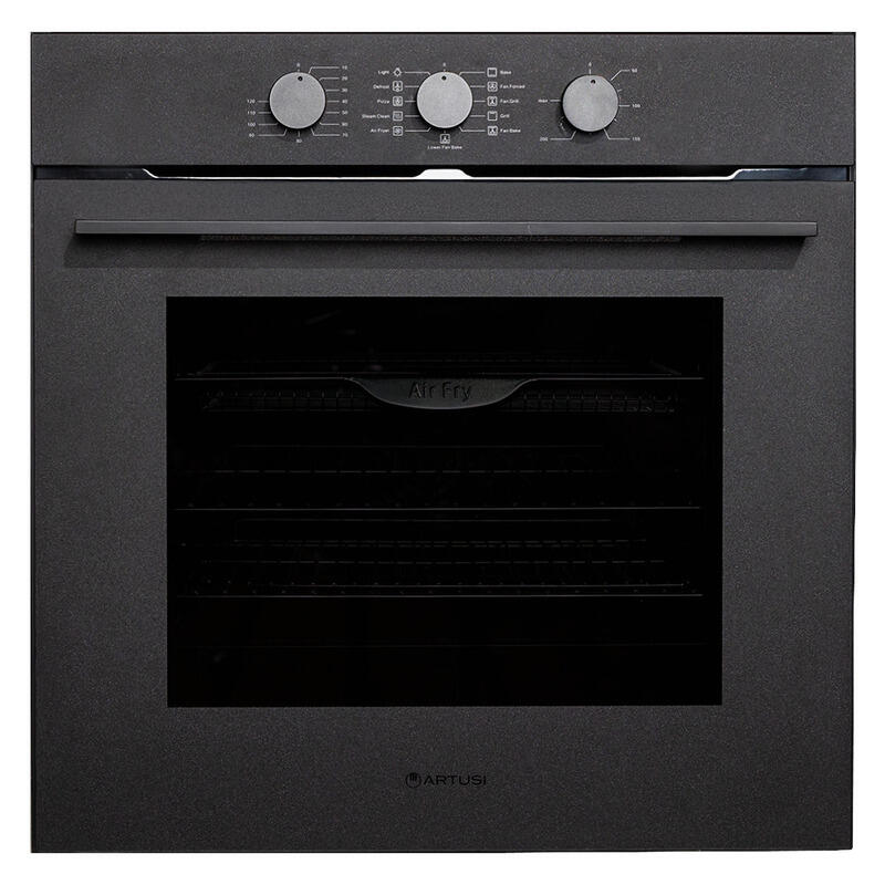 Artusi 60cm Built-In Electric Oven Essential Series - Nano Matte Black