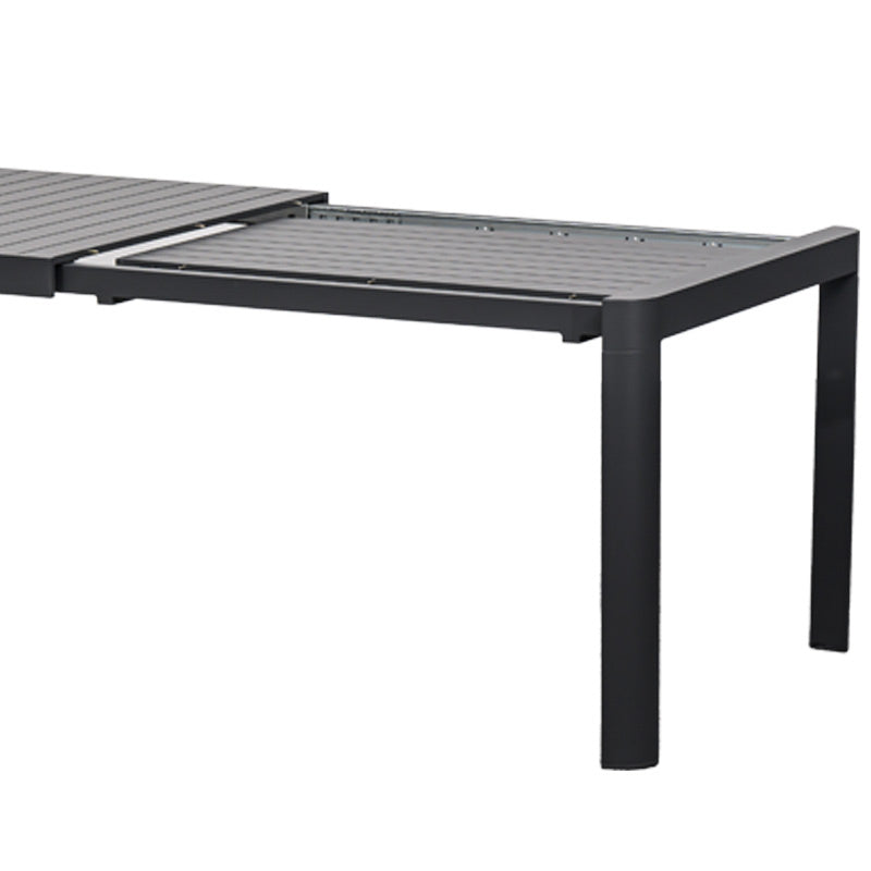 Azura Outdoor 1490-1940mm Extension Dining Table - Gunmetal