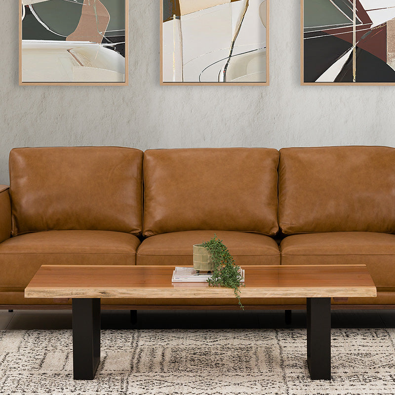 Baxter Live Edge Coffee Table - Blackwood