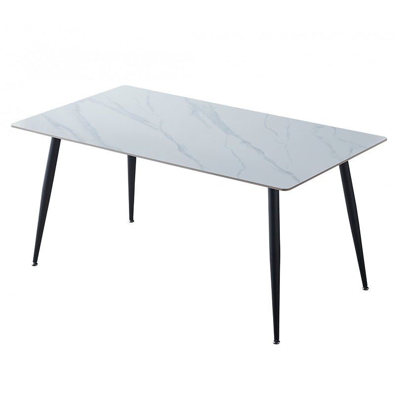 Bentley 180cm Dining Table - White/Black