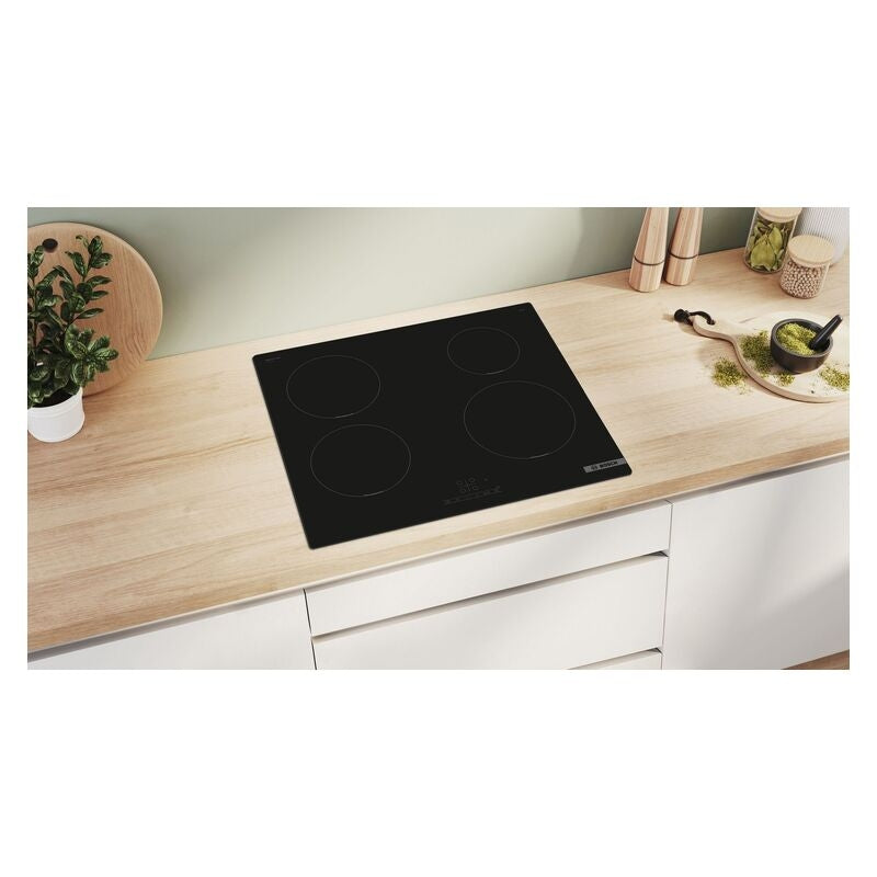 Bosch 60cm 4 Zone Induction Cooktop - Black Glass (Series 4)