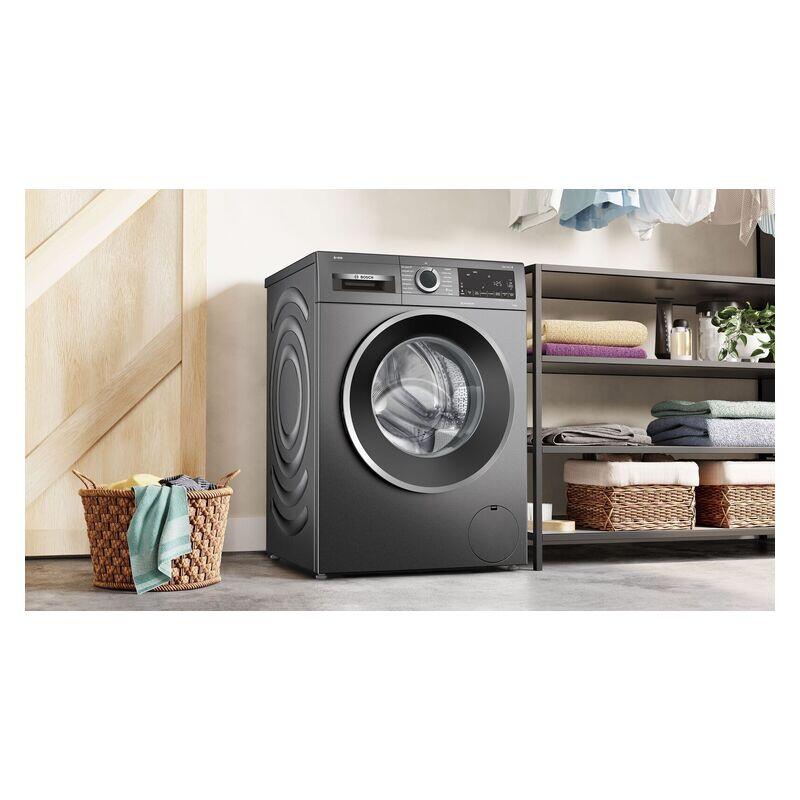 Bosch 9kg Front Load Washing Machine - Iron Grey (Series 6)