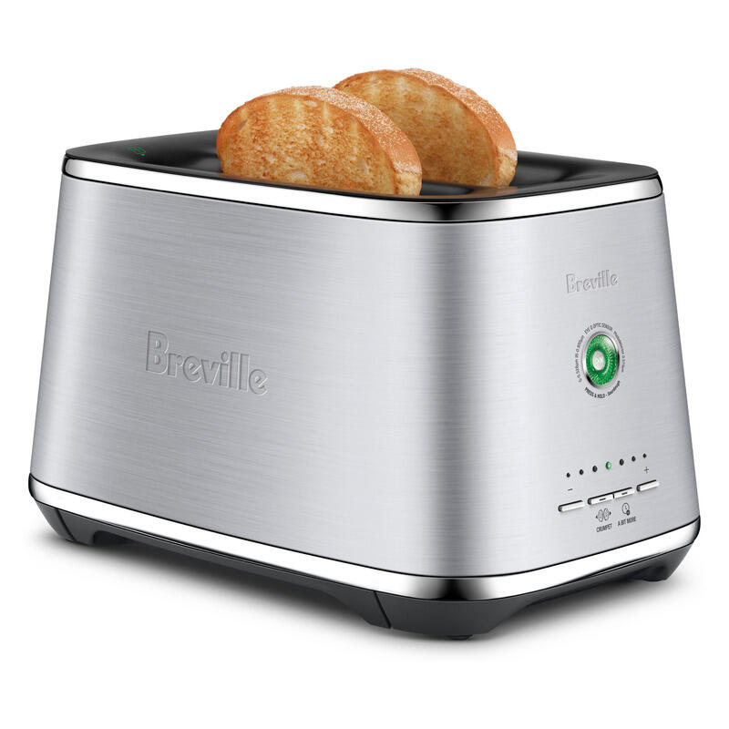 Breville The Eye Q 850 Auto 2-Slice Toaster - Brushed Stainless Steel