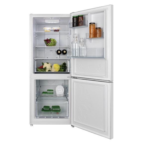 CHiQ 283L Bottom Mount Fridge Freezer - White