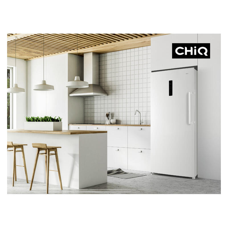 CHiQ 380L Hybrid Upright Fridge or Freeze - White