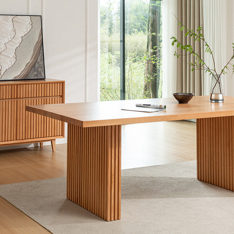 Cleo 180cm Timber Dining Table - Natural