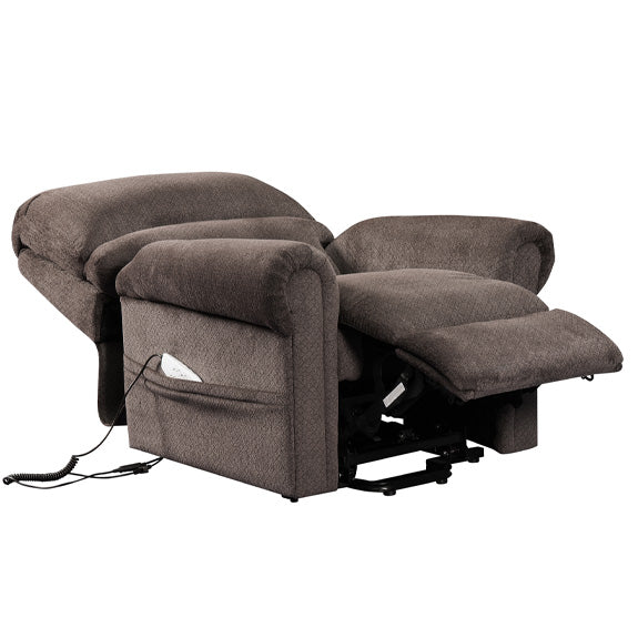 Clifton Dual Motor Fabric Lift Chair - Chocolate