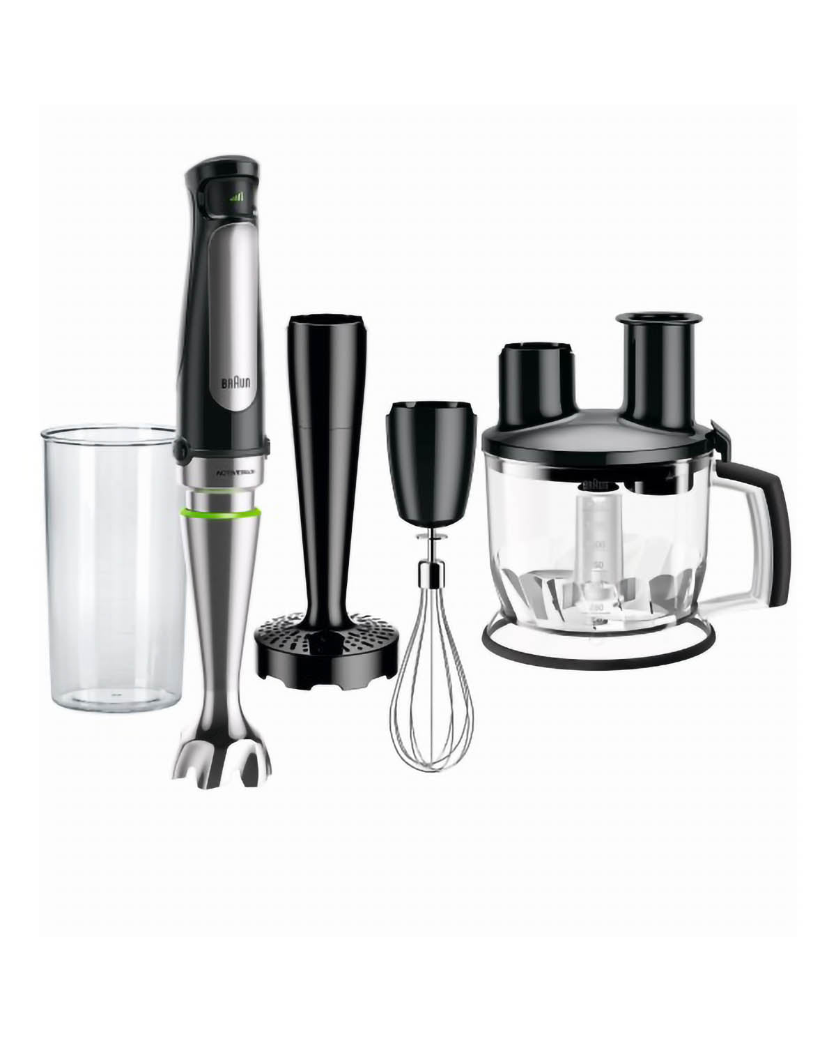 Braun Multiquick 7 Gourmet Hand Blender - Black/Stainless Steel
