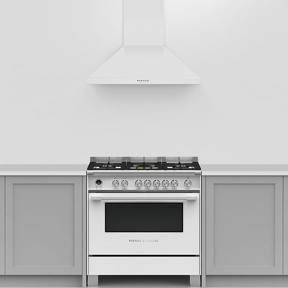Fisher & Paykel 90cm Series 7 Pyramid Chimney Wall Rangehood