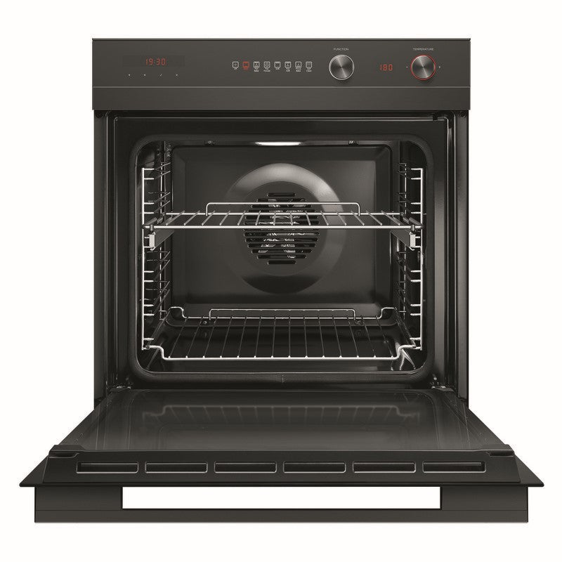 Fisher & Paykel 60cm Pyrolytic Built-In Oven with 7 Functions - Black (Contemporary Series 5)