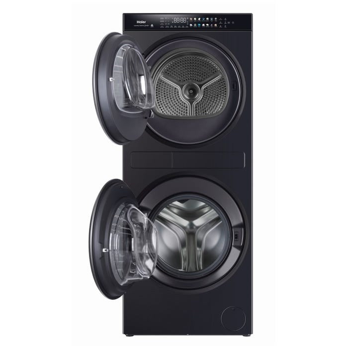 Haier 12kg-9kg Washer Dryer Combo Laundry Centre - Black