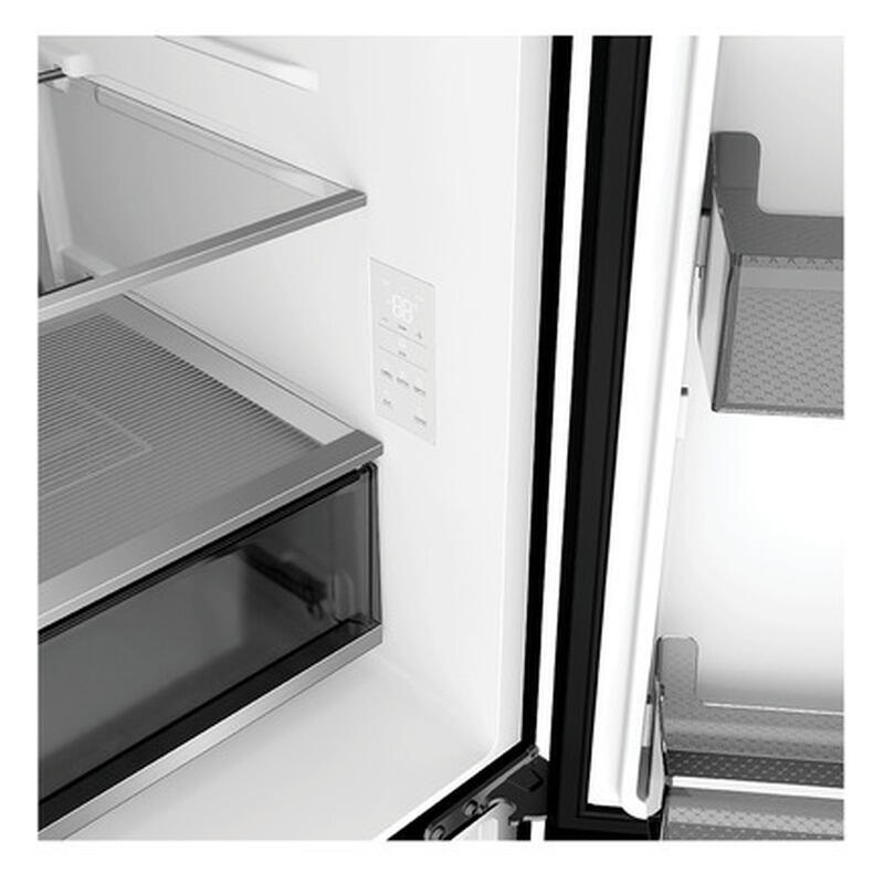 Haier 574L Quad Door Fridge Freezer Water (Non-Plumbed) - Black