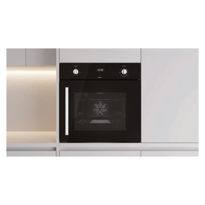 Haier 60cm 300 Series Built-In Oven - Black