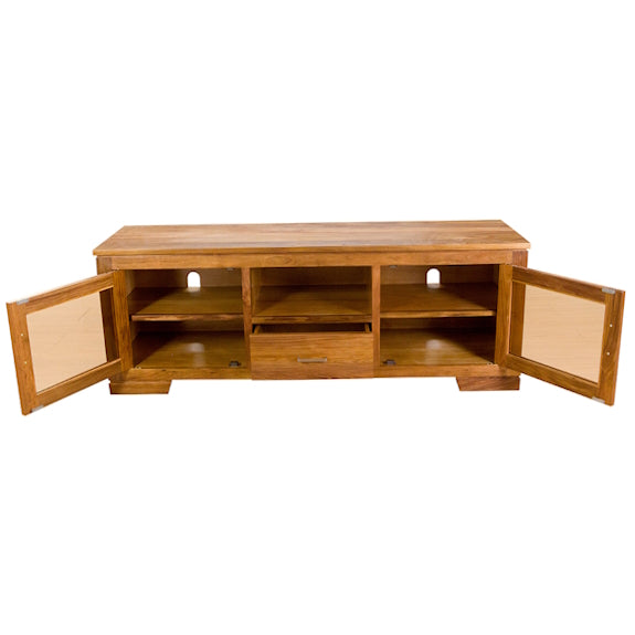 Havana 1600mm Timber Entertainment Unit - Blackwood