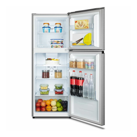 Hisense 205 Litre Top Mount Refrigerator - Stainless Steel