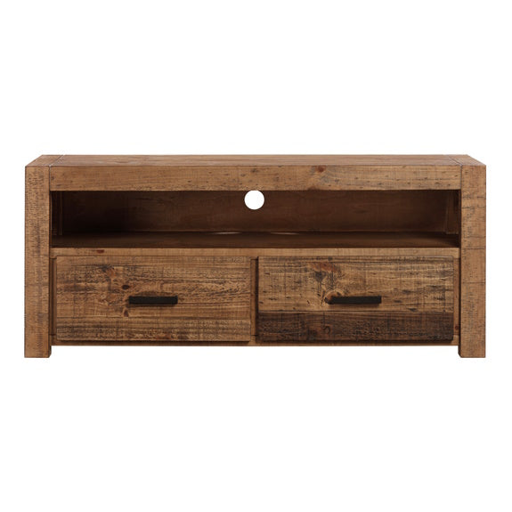 Hugo 1300mm Timber Entertainment Unit - Rustic Pine
