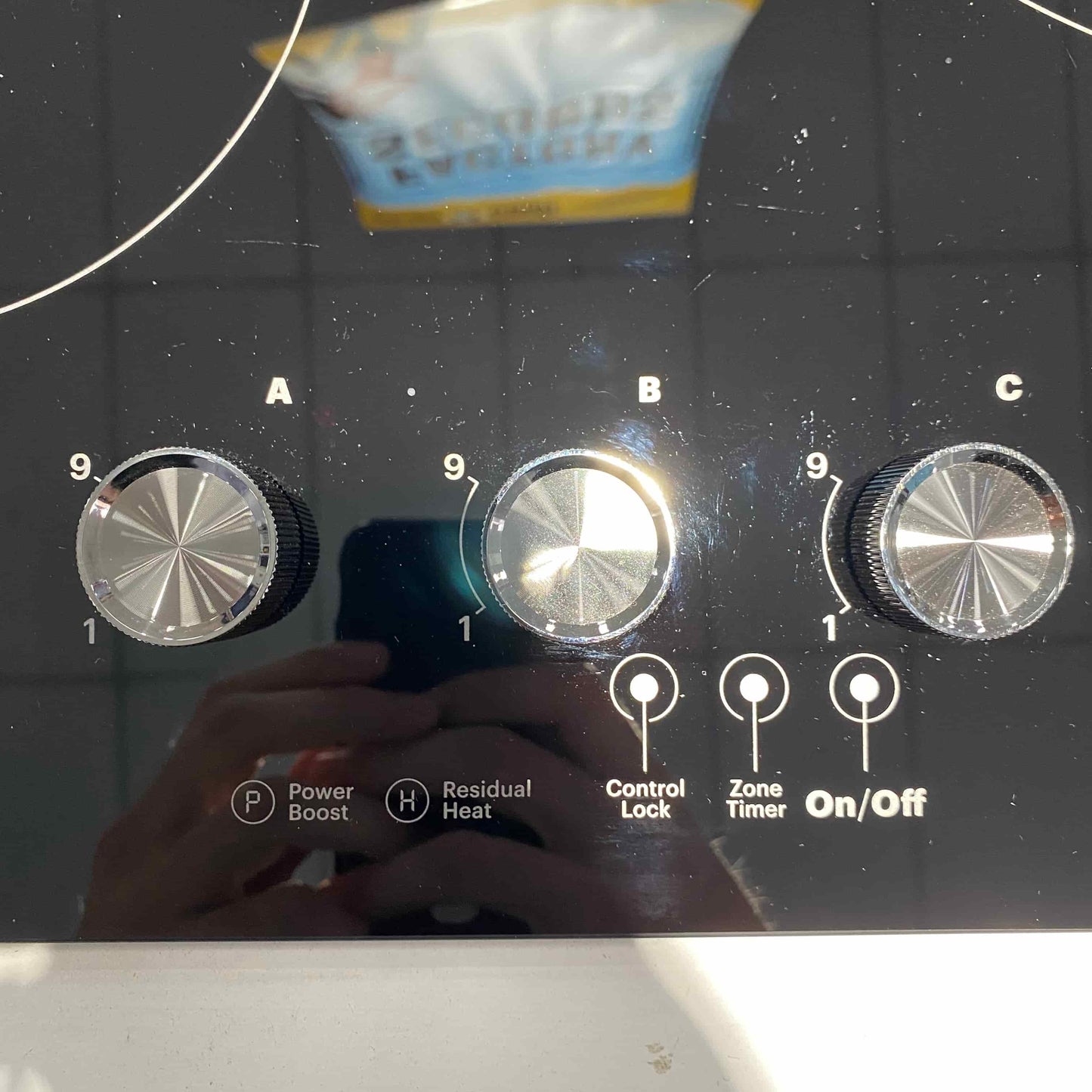 InAlto ICI603K.1 60cm Black 3 Zone Induction Cooktop