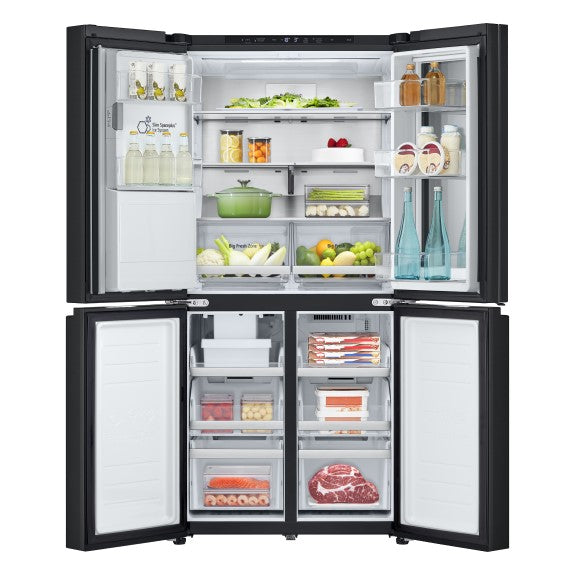 LG 508L Slim French Door Fridge - Matte Black