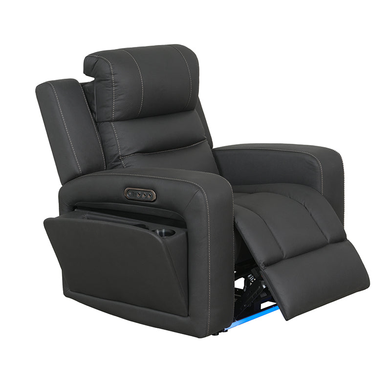 Matrix Electric Recliner Fabric Armchair - Jet