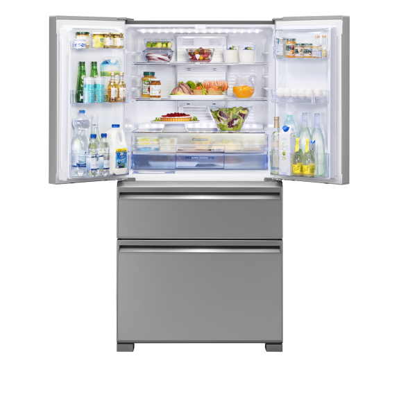 Mitsubishi Electric 564L French Door Fridge Freezer - Argent Silver