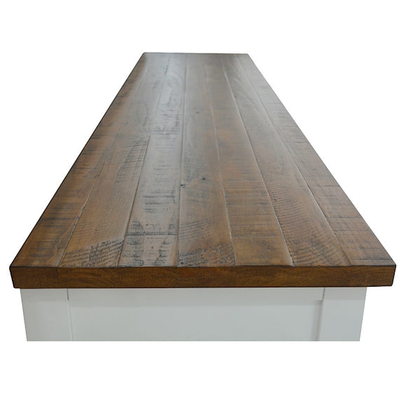 Montreal 1800mm Timber Entertainment Unit - Oak/White