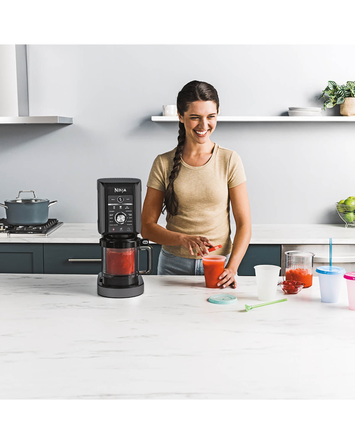 Ninja Creami Deluxe 11-in-1 Feature Frozen Treat Maker - Silver & Black