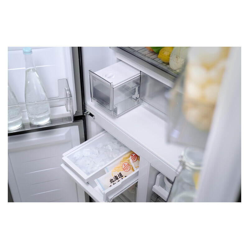 Panasonic Style + Slimline Quad Door Refrigerator, Non-Plumbed - Silver