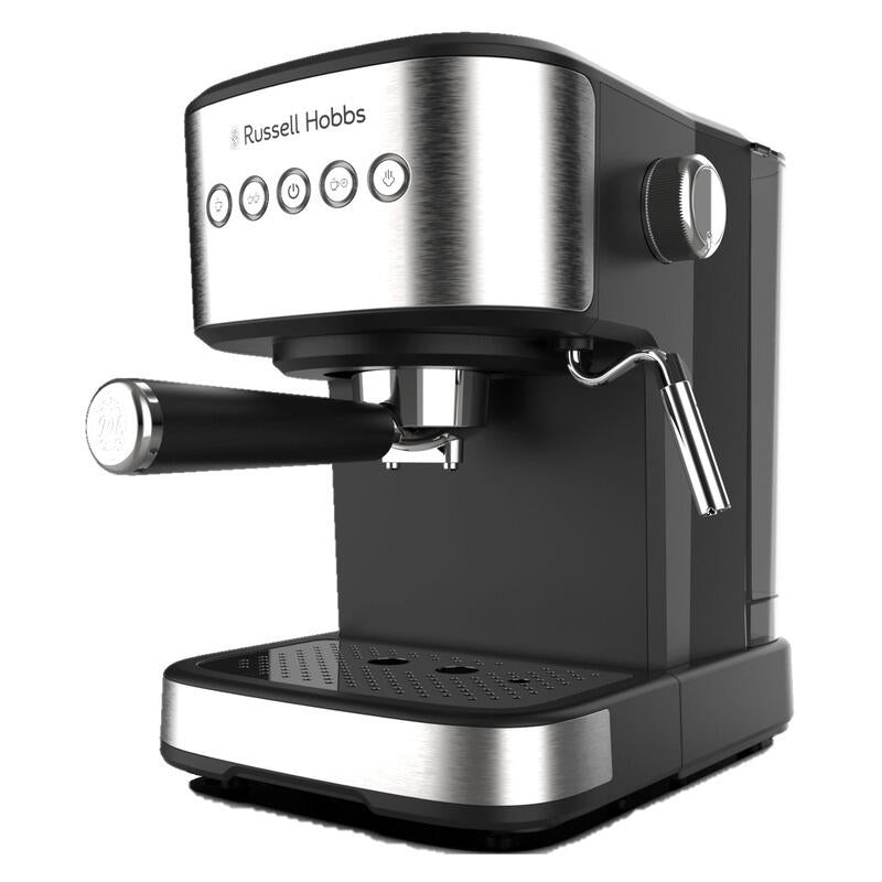 Russell Hobbs Heaton Espresso Coffee Machine - Stainless Steel/Black