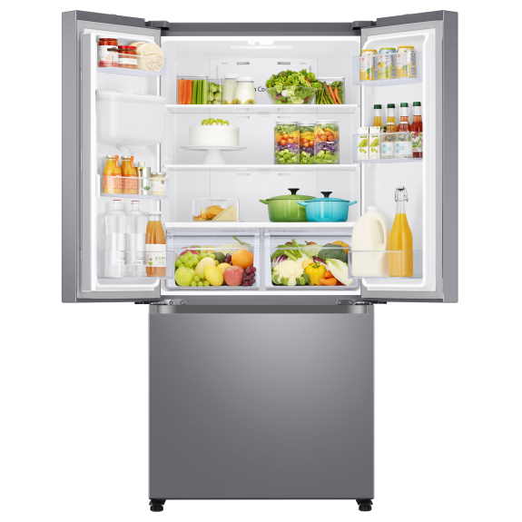 Samsung 498 Litre French Door Refrigerator - Stainless Steel