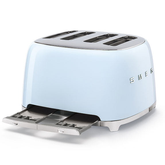 Smeg Retro Style 4 Slice Toaster - Pastel Blue