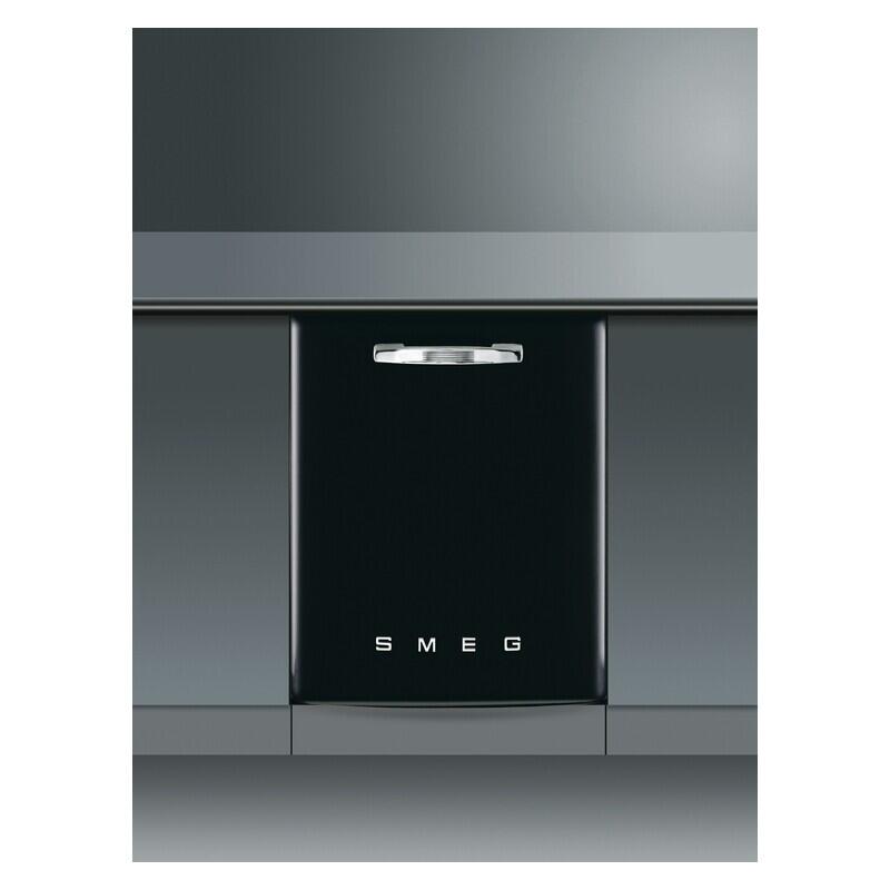 Smeg 60cm Built-In FAB Dishwasher Retro Design - Black