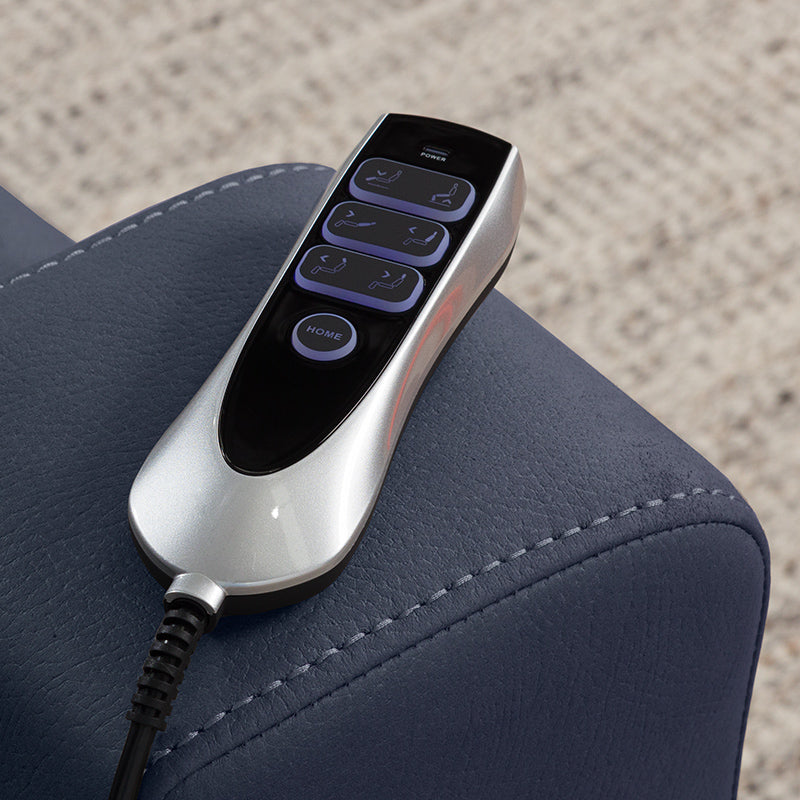 Spielberg Lift & Recline Fabric Armchair - Azure