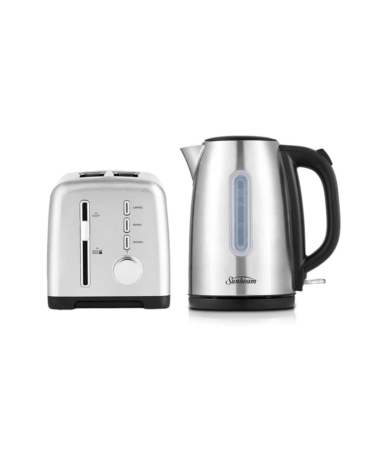 Sunbeam Stainless Steel TAM1003SS Toaster & KE6310 Kettle Bundle
