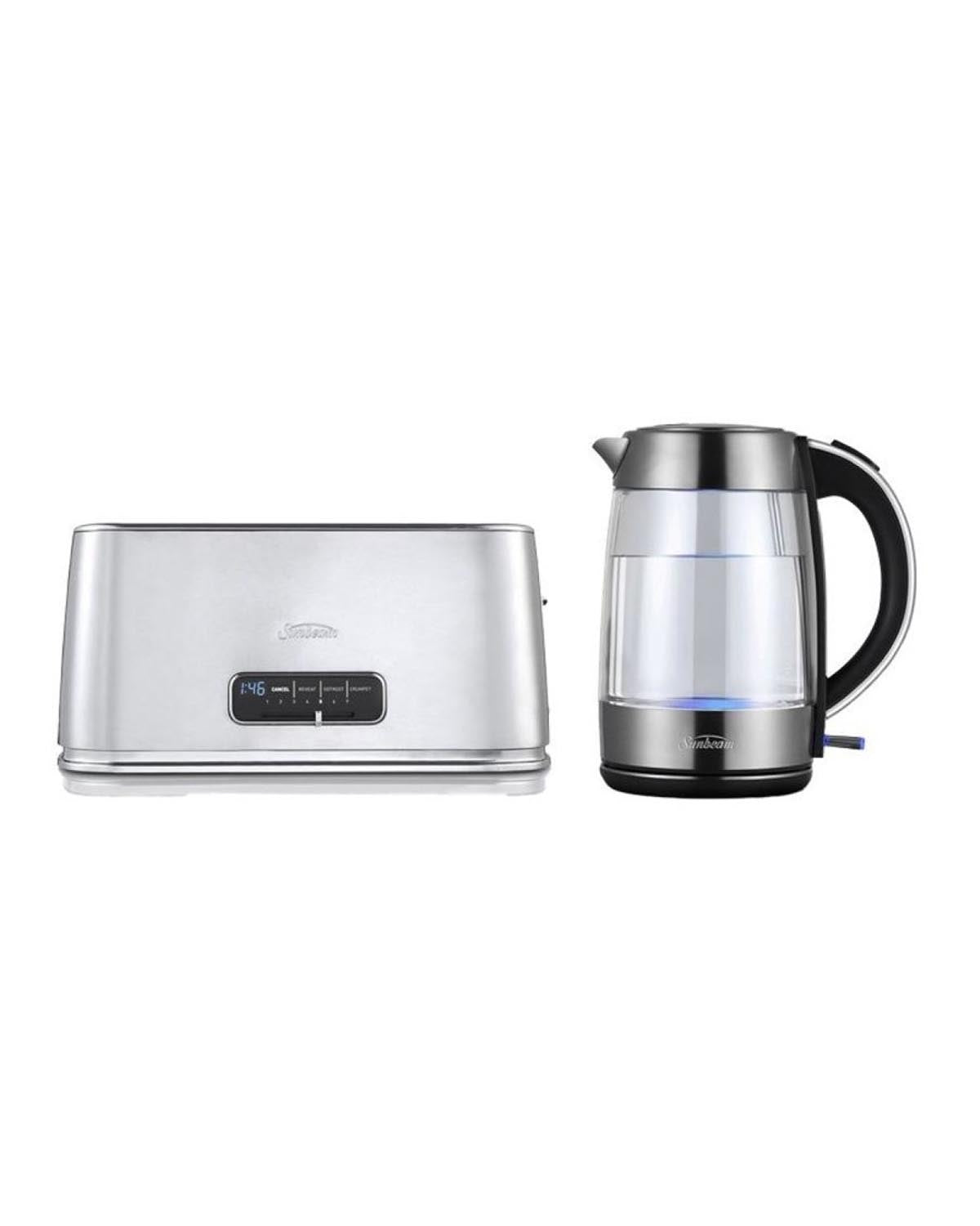 Sunbeam Stainless Steel TAM5003SS Toaster & KE9750 Kettle Bundle