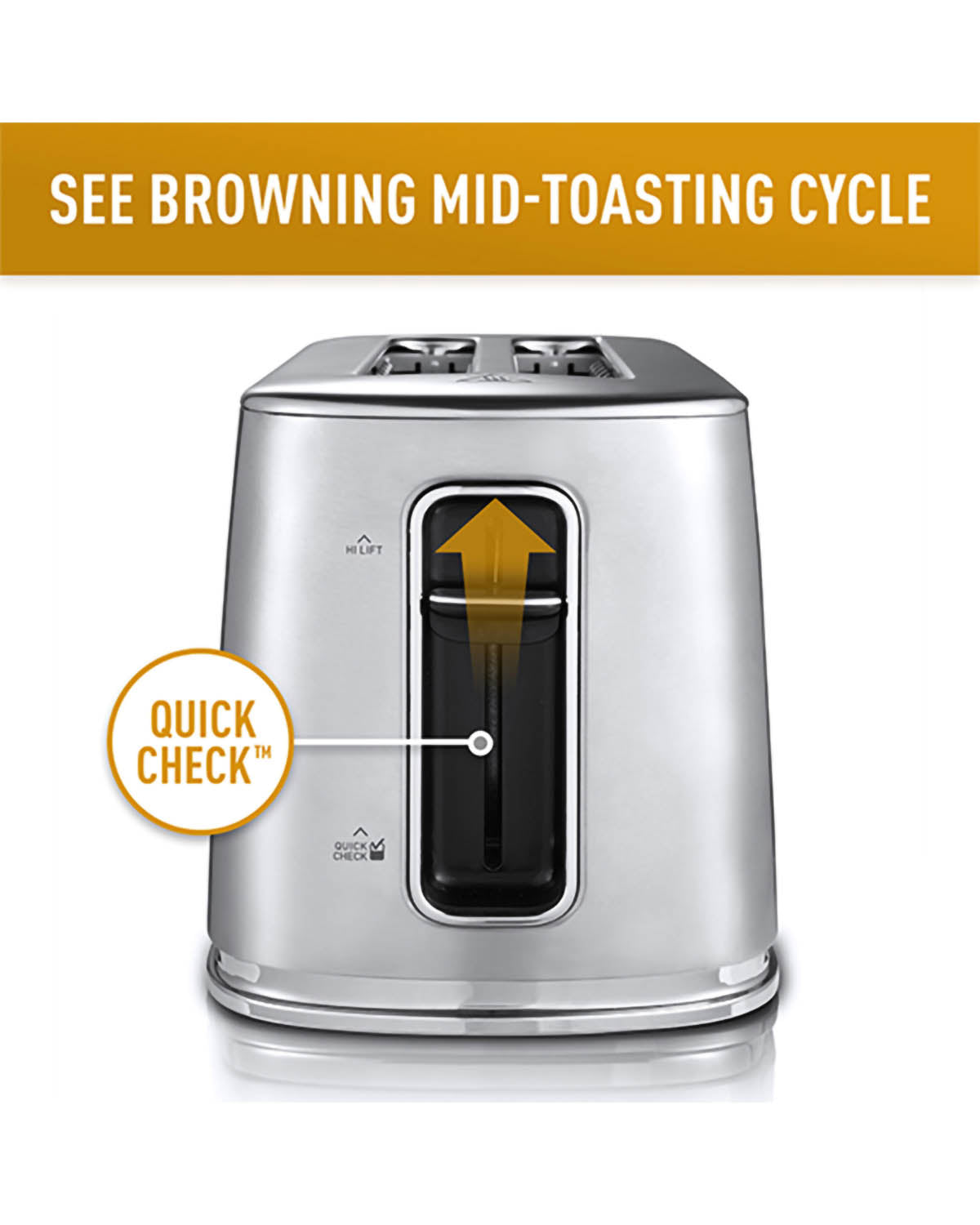 Sunbeam Arise Collection 4 Slice Toaster - Stainless Steel