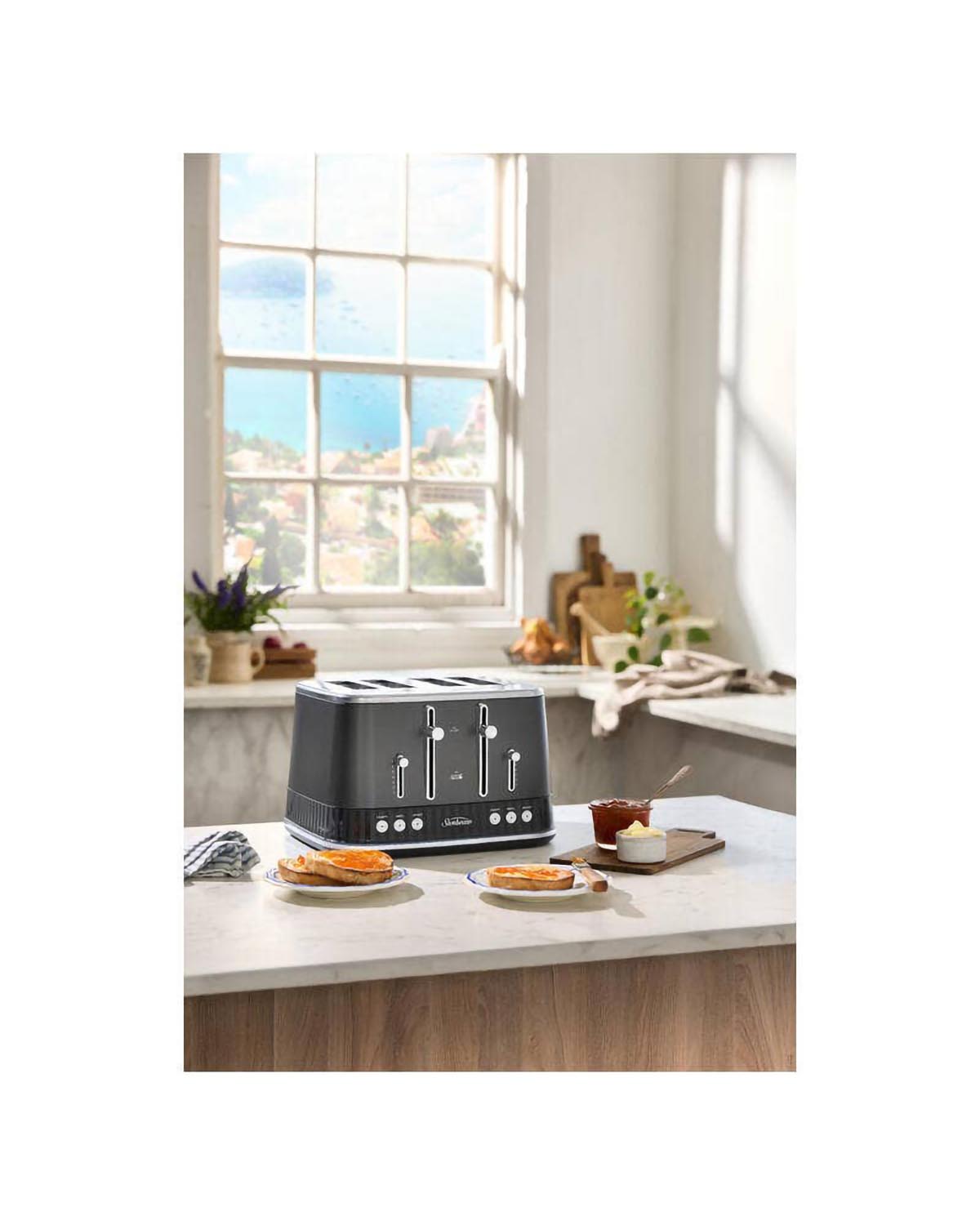 Sunbeam French Riviera Collection 4 Slice Toaster - Graphite
