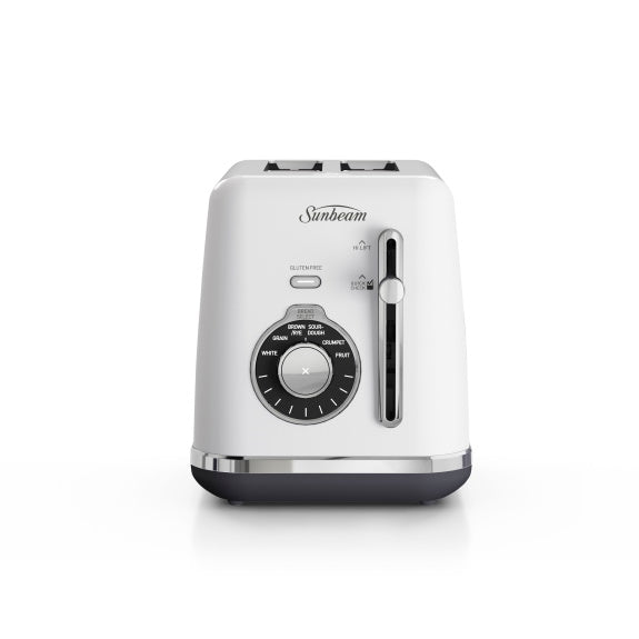 Sunbeam Alinea Select 2 Slice Toaster - White Sky