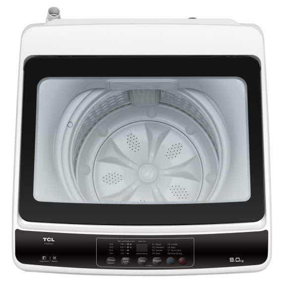 TCL 9kg Top Load Washer - White