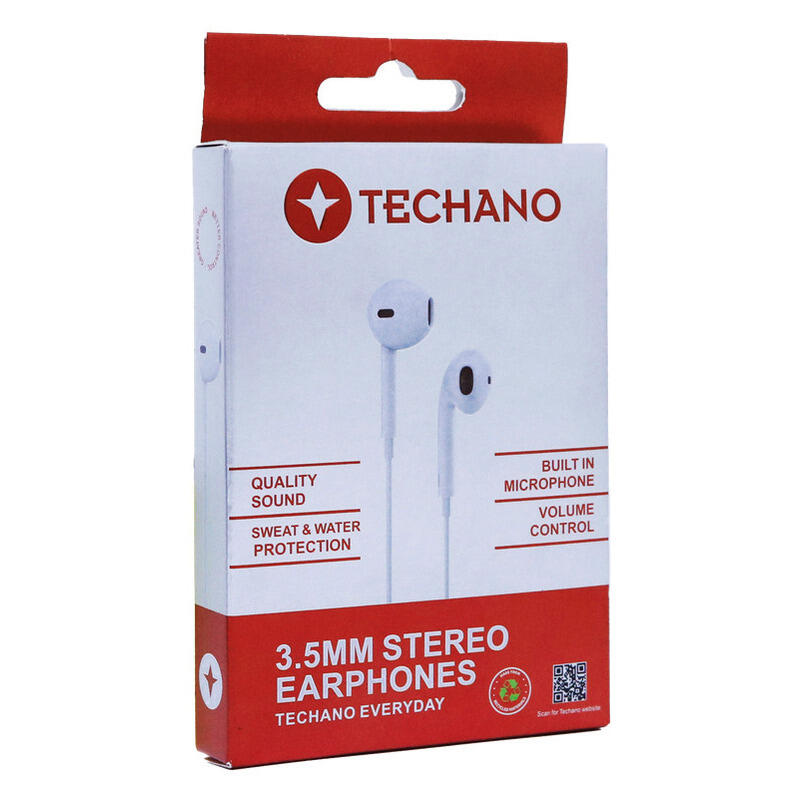 Techano Everyday 3.5mm Stereo Earphones