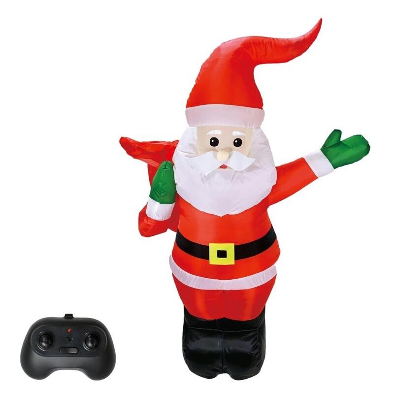 Techbrands Inflatable Santa Claus with Music
