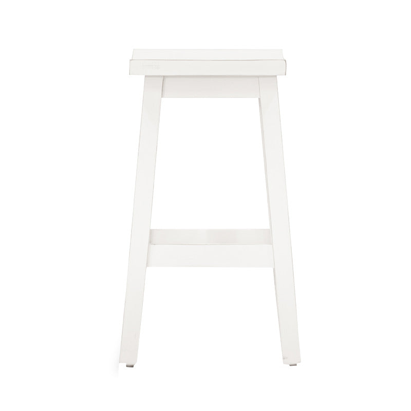 Tokyo Timber Bar Stool - White