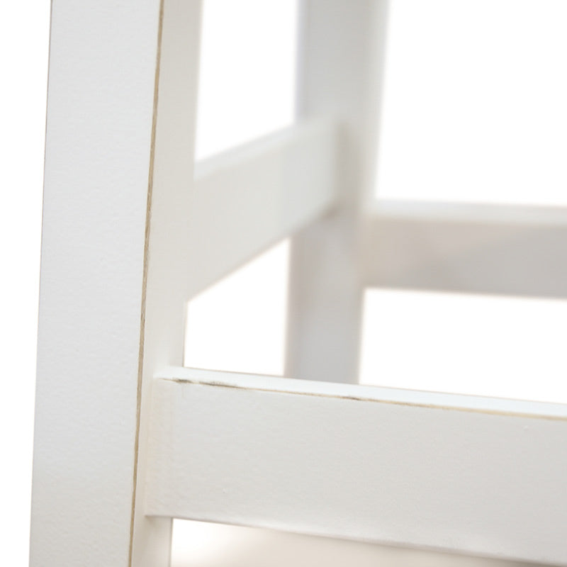 Tokyo Timber Bar Stool - White/White Wash
