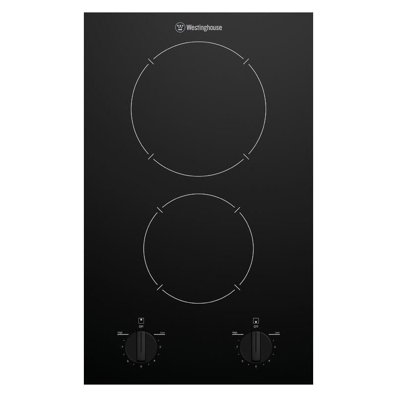 Westinghouse 30cm 2 Zone Cermaic Cooktop - Black
