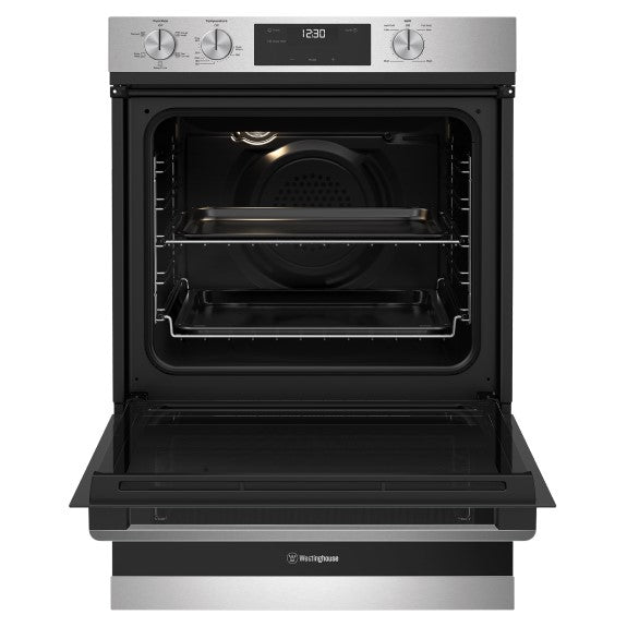 Westinghouse 60cm Multifunction Separate Grill 5 Oven - Stainless Steel