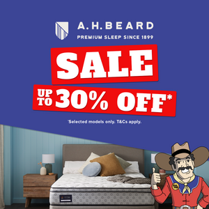 Save up to 30% off Selected A.H. Beard Mattresses