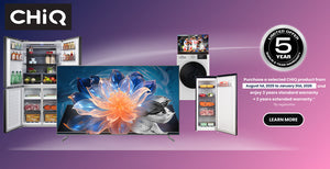 5-Year Warranty on eligible CHiQ Appliances