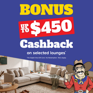Up to $450 Cashback on selected Lounges