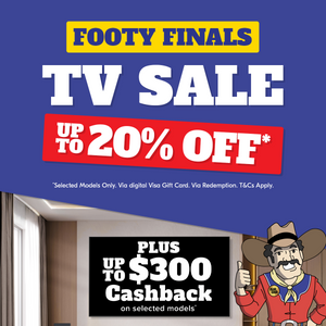 Up To 20% Off Selected TVs Plus Up To $300 Cashback*